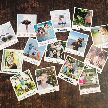 Ultra Thick Retro Photo Print Cards - Pack Of 15